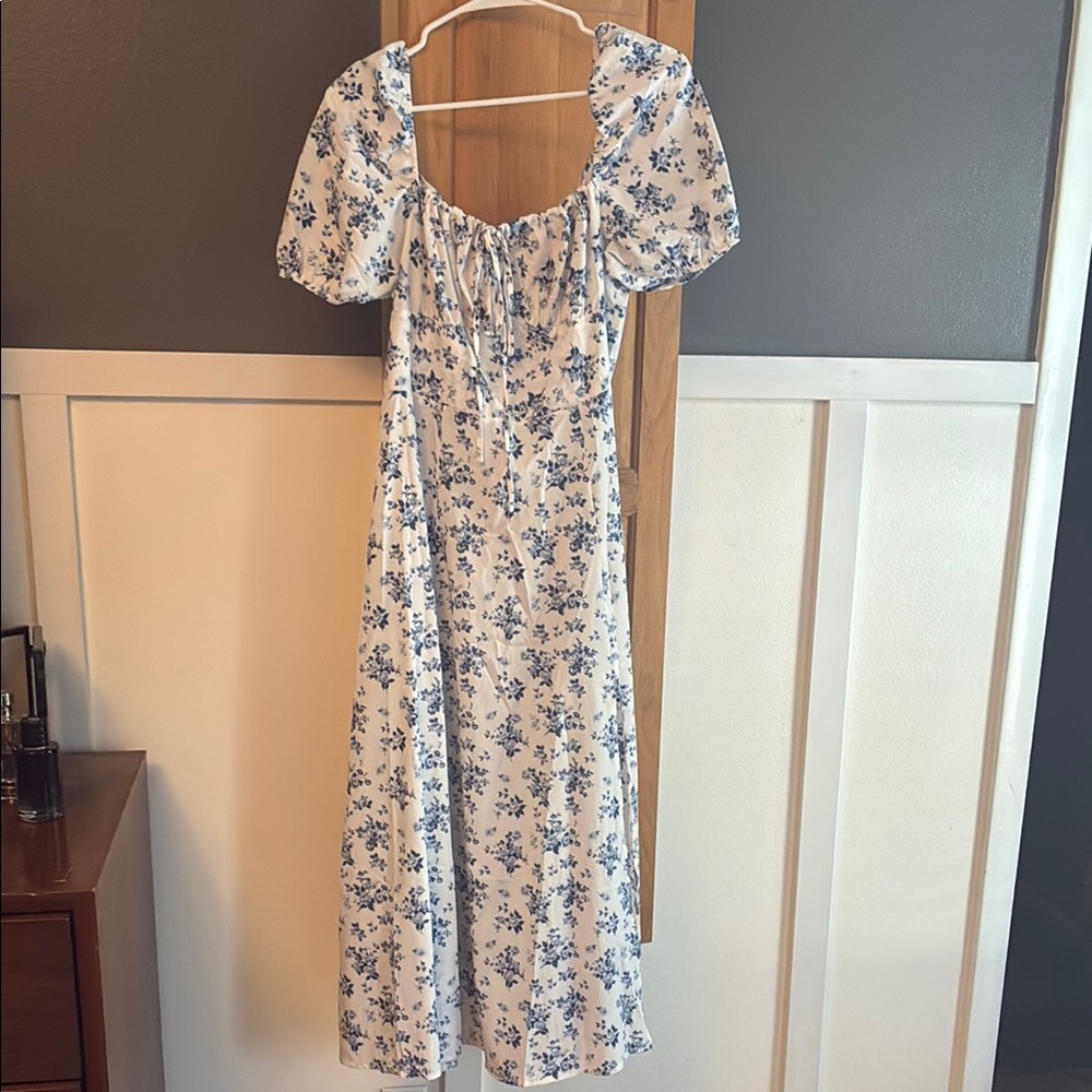 Floral Puff Sleeve Dress